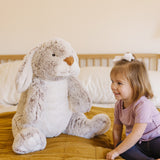 Jumbo Burrow Bunny Stuffed Plush Animal A5