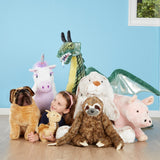 Jumbo Burrow Bunny Stuffed Plush Animal Z7