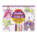 Jumbo Coloring Pad - Princess & Fairy N5