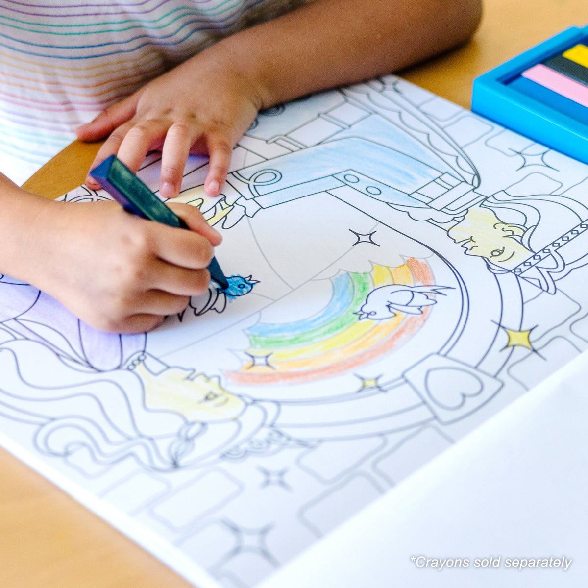 Jumbo Coloring Pad - Princess & Fairy N5