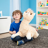 Jumbo Llama Stuffed Plush Animal E7