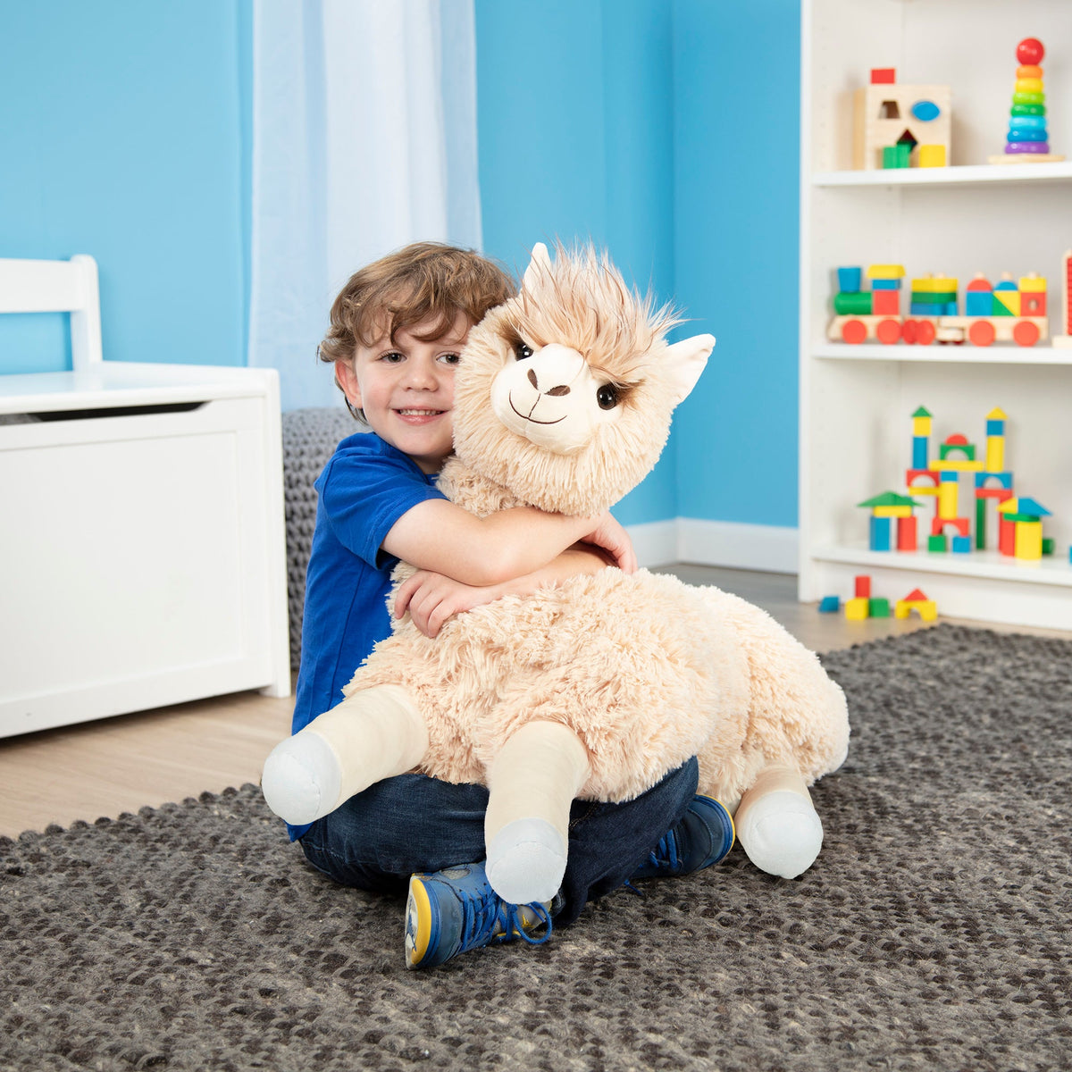 Jumbo Llama Stuffed Plush Animal E7
