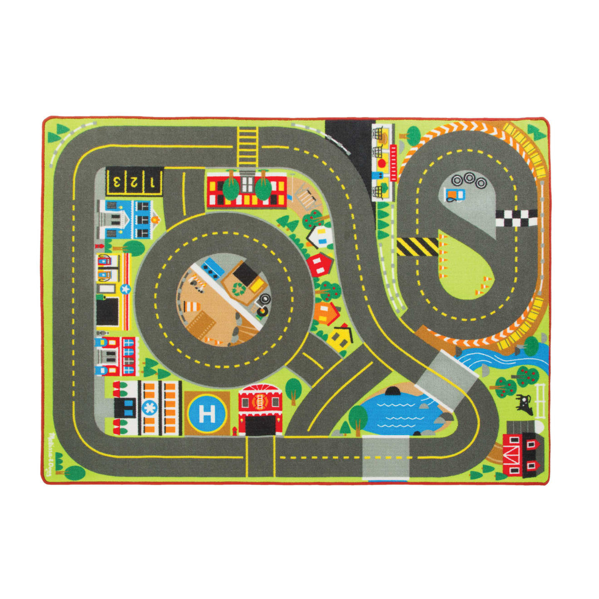 Jumbo Roadway Activity Rug Q0