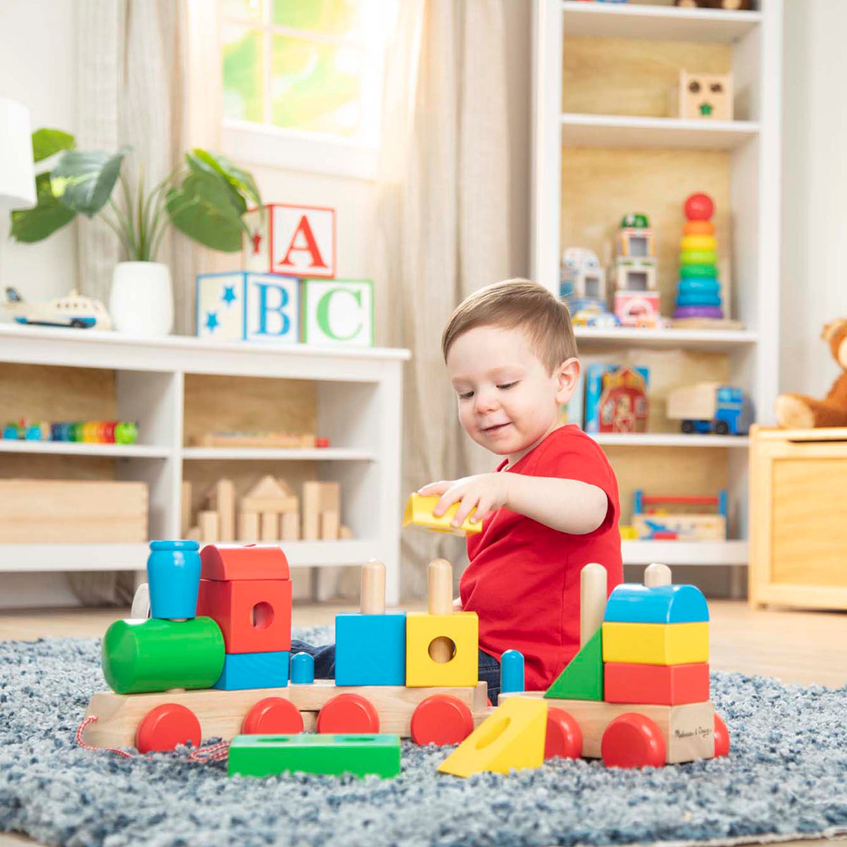 Jumbo Wooden Stacking Train – Classic K3