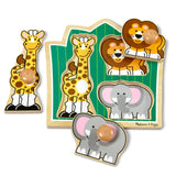 Jungle Friends Jumbo Knob Puzzle - 3 Pieces P4