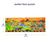 Land of Dinosaurs Floor Puzzle - 48 Pieces W0
