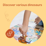 Land of Dinosaurs Floor Puzzle - 48 Pieces W0