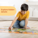 Land of Dinosaurs Floor Puzzle - 48 Pieces W0