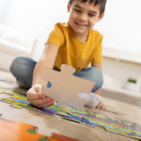 Land of Dinosaurs Floor Puzzle - 48 Pieces W0