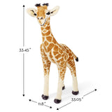 Lifelike Plush Baby Giraffe S0