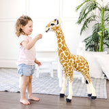 Lifelike Plush Baby Giraffe W4