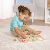 Lift & See Numbers Peg Puzzle - 10 Pieces M9