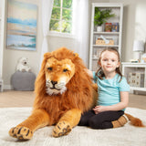 Lion Lifelike Plush Stuffed Animal R0