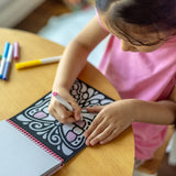 Magic Velvet Butterfly Scenes - On the Go Travel Activity X4