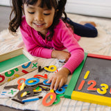 Magnetic Wooden Numbers L8
