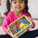 Magnetic Wooden Numbers L8