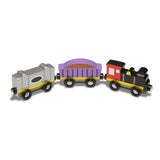 Magnetic Wooden Train Cars W5