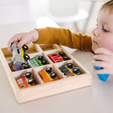 Magnetic Wooden Train Cars W5