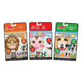 Make-A-Face Reusable Sticker Pad 3-Pack: Safari, Farm, Pets D6