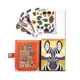 Make-A-Face Reusable Sticker Pad 3-Pack: Safari, Farm, Pets D6