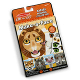 Make-a-Face – Safari Reusable Sticker Pad – On the Go Travel Activity A3