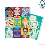 Make-a-Face Sticker Pad - Crazy Characters G1