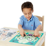 Make-a-Face Sticker Pad - Crazy Characters M7