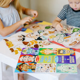 Make-a-Face Sticker Pad - Crazy Characters M7