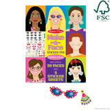 Make-a-Face Sticker Pad - Fashion Faces R9