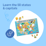 Map Floor Puzzle - 51 Pieces K2