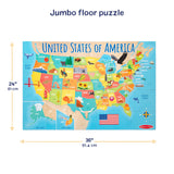 Map Floor Puzzle - 51 Pieces L7