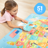 Map Floor Puzzle - 51 Pieces L7