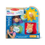 Ms. Rachel™ Wooden Peek-a-Boo Jumbo Peg Puzzle – 4 Pieces M5
