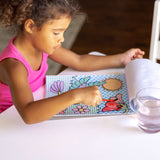 My First Paint With Water Kids' Art Pad With Paintbrush - Cheerleaders, Flowers, Fairies, and More Q4