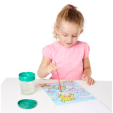 My First Paint With Water Kids' Art Pad With Paintbrush - Cheerleaders, Flowers, Fairies, and More Q4
