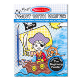 My First Paint With Water Kids' Art Pad With Paintbrush - Pirates, Space, Construction, and More I8