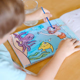 My First Paint With Water Kids' Art Pad With Paintbrush - Pirates, Space, Construction, and More I8