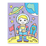 My First Paint With Water Kids' Art Pad With Paintbrush - Pirates, Space, Construction, and More I8