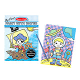 My First Paint With Water Kids' Art Pad With Paintbrush - Pirates, Space, Construction, and More I8