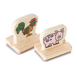 My First Wooden Stamp Set - Farm Animals A0