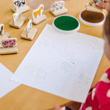 My First Wooden Stamp Set - Farm Animals A0