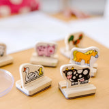 My First Wooden Stamp Set - Farm Animals A0