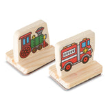 My First Wooden Stamp Set - Vehicles Z1