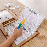Natural Play: Play, Draw, Create Reusable Drawing & Magnet Kit – Dinosaurs P2
