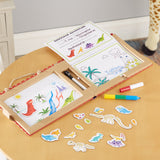 Natural Play: Play, Draw, Create Reusable Drawing & Magnet Kit – Dinosaurs P2