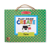 Natural Play: Play, Draw, Create Reusable Drawing & Magnet Kit – Farm B7