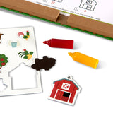 Natural Play: Play, Draw, Create Reusable Drawing & Magnet Kit – Farm B7