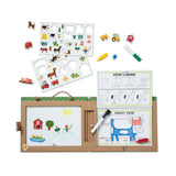 Natural Play: Play, Draw, Create Reusable Drawing & Magnet Kit – Farm D9