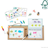 Natural Play: Play, Draw, Create Reusable Drawing & Magnet Kit – Ocean T8