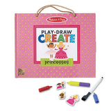 Natural Play: Play, Draw, Create Reusable Drawing & Magnet Kit – Princesses E5